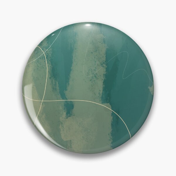 Item preview, Digital Abstract Painting Hunter Green Gold White designed and sold by lineartdesigns.