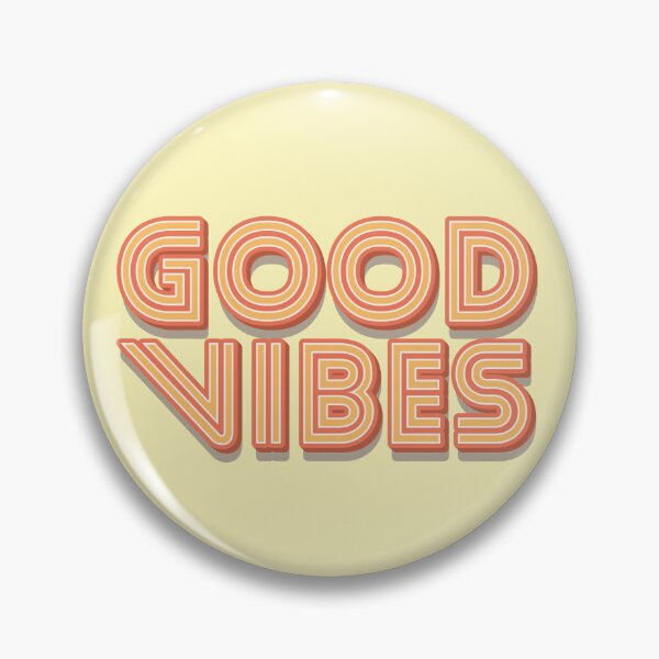 Item preview, Orange Red Stripes 3D Retro Vintage Sans Serif Display Typography Good Vibes Quotes designed and sold by Cawaiico.