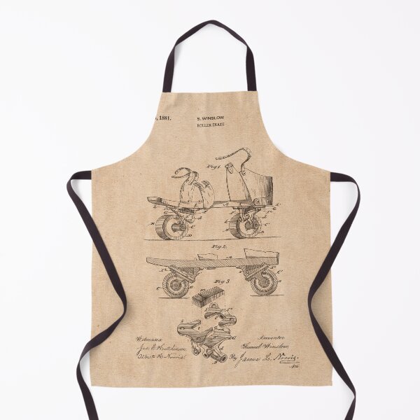 Item preview, PATENT DRAWING / 1881 - Roller Skate - Vintage designed and sold by danielcoulmann.