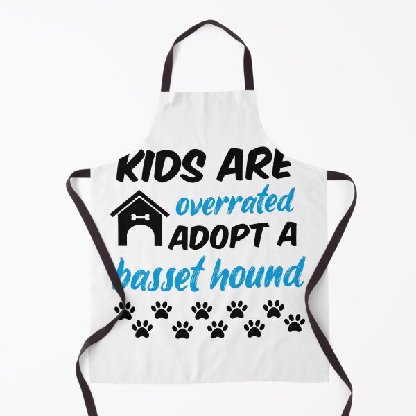 Item preview, kids are overrated adopt a basset hound designed and sold by randomdogshirt.