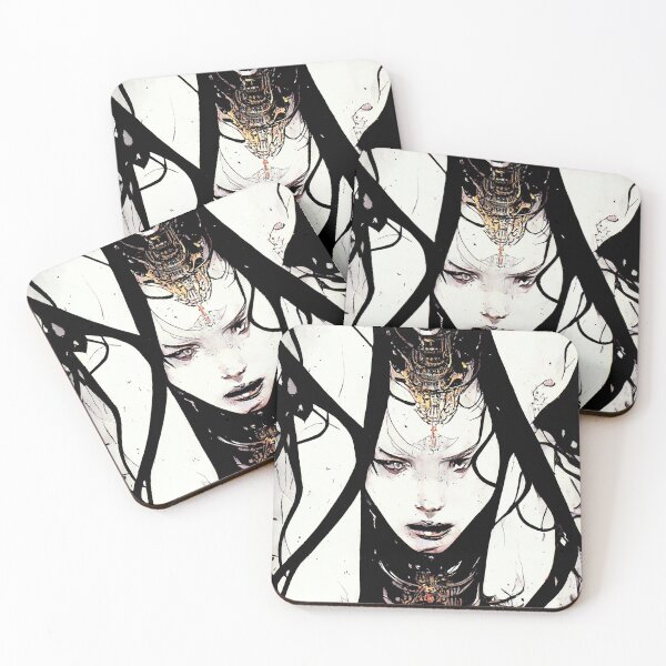 Item preview, Sorceress of Fox Magic and the Samurai of Fire and Ice designed and sold by esotericorigins.