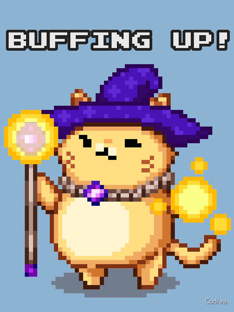 Wizard Cat Pixel Art