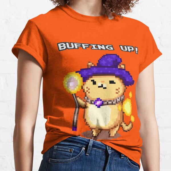 Pixel Art Wizard Cat Classic T-Shirt