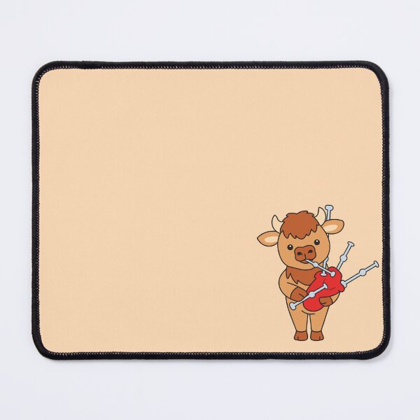 Item preview, Bison on the bagpipes designed and sold by orangerein.