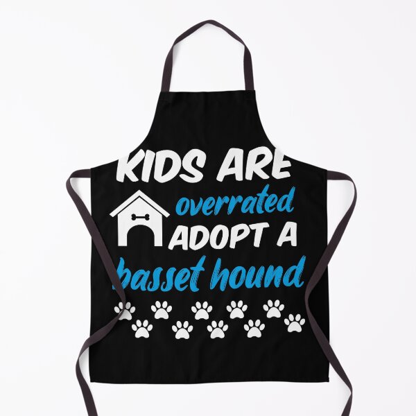 Item preview, kids are overrated adopt a basset hound designed and sold by randomdogshirt.