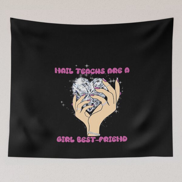 Item preview, NAIL TECHS ARE A GIRL BEST-FRIENDS  designed and sold by DiscoVibes.