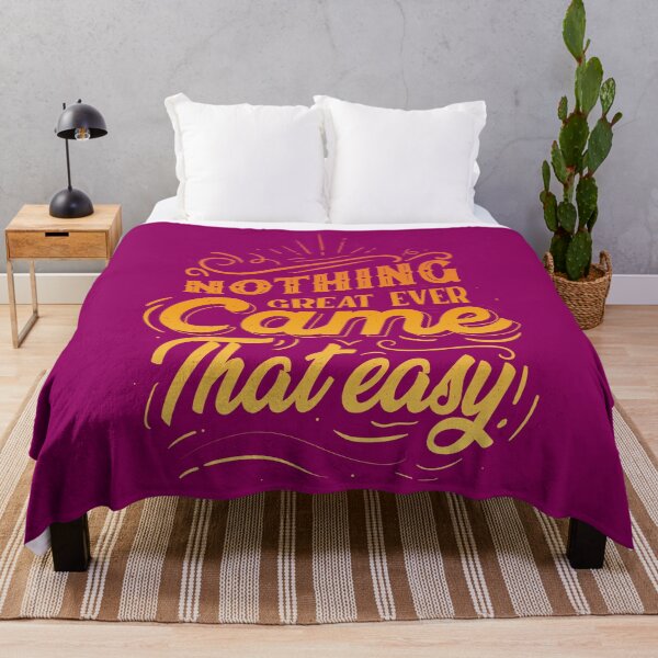 Item preview, Positive Lettering - Nothing Great Ever Came That Easy designed and sold by Palteeshop.
