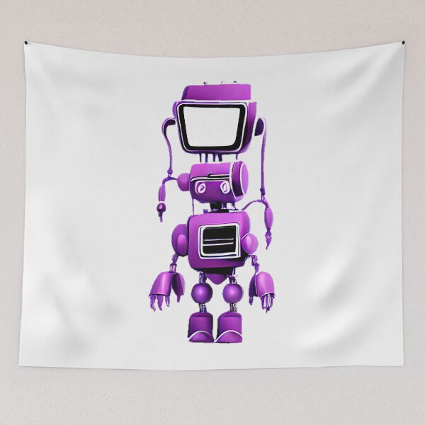 Item preview, Purple robot 3000 designed and sold by marjard.