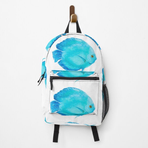 Item preview, Tropical Turquoise Fish painting designed and sold by MatsonArtDesign.