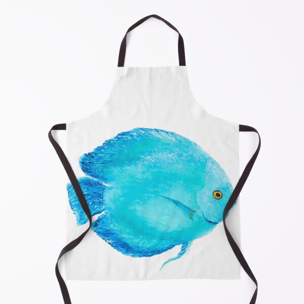 Item preview, Tropical Turquoise Fish painting designed and sold by MatsonArtDesign.