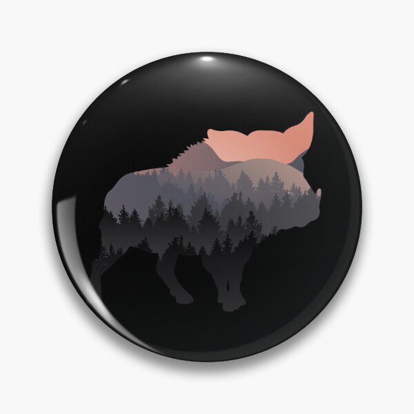 Item preview, Calling the hogs Wildlife Nature Forest Sunset designed and sold by sundae-artisan.