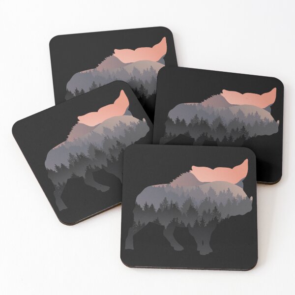 Item preview, Calling the hogs Wildlife Nature Forest Sunset designed and sold by sundae-artisan.