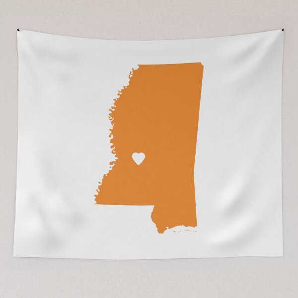 Item preview, Mississippi Love in Orange designed and sold by Maren Misner.