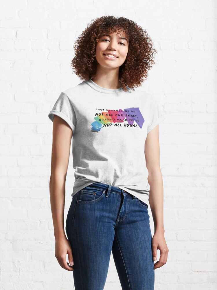 Alternate view of Different but Equal Classic T-Shirt