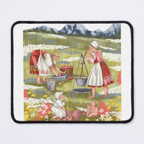 Item preview, Apple Purree cooking - illustration, slavic tradition, Zemplín  designed and sold by Dominika Farkašová.