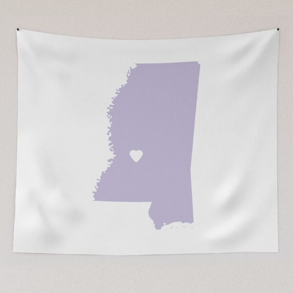 Item preview, Mississippi Love in Lilac designed and sold by Maren Misner.