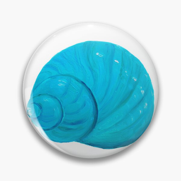 Item preview, Turquoise spiral shell designed and sold by MatsonArtDesign.