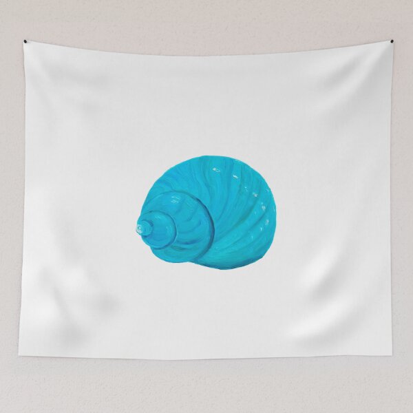 Item preview, Turquoise spiral shell designed and sold by MatsonArtDesign.
