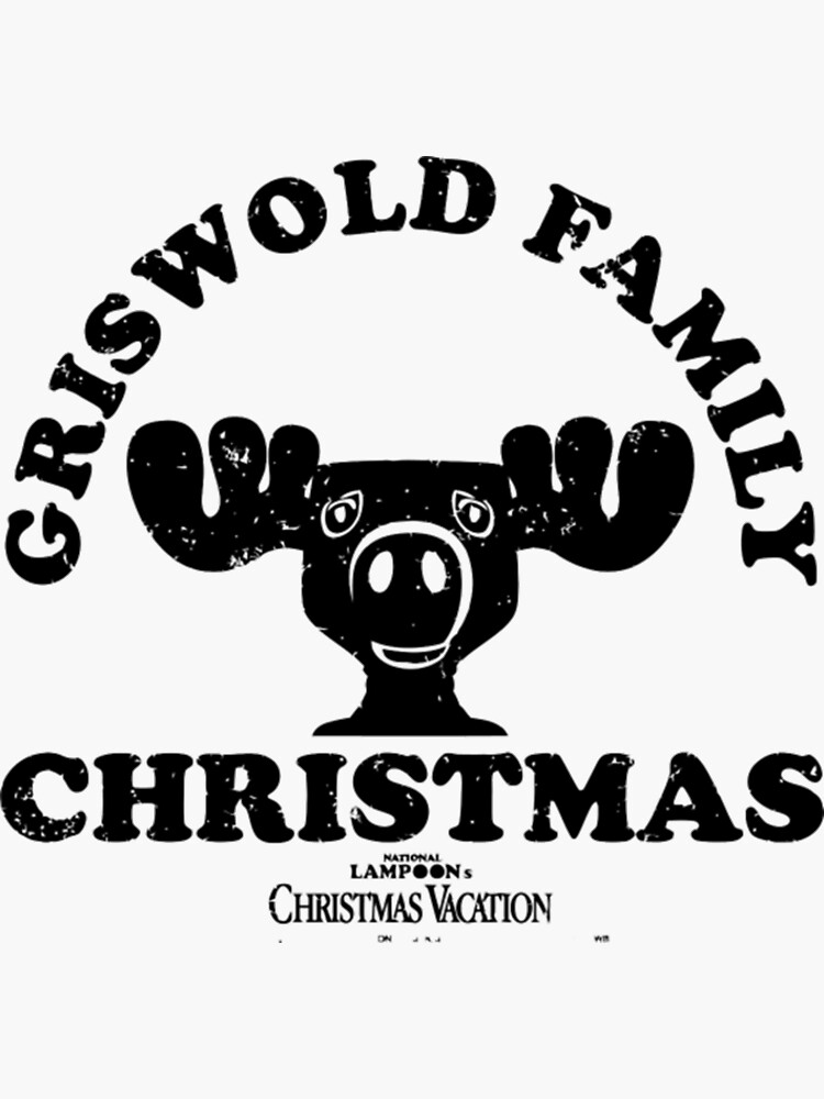 "National Lampoon'S Christmas Vacation Griswold Fam" Sticker for Sale