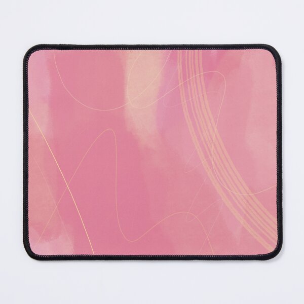 Item preview, Digital Abstract Painting Pink Gold White designed and sold by lineartdesigns.