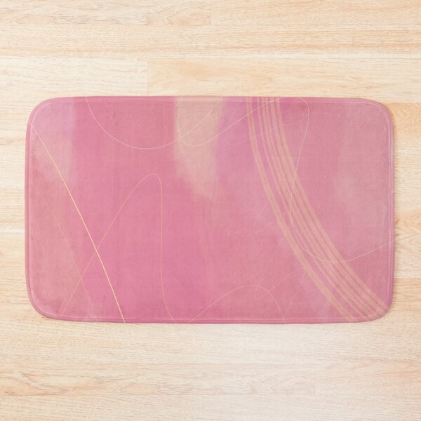 Item preview, Digital Abstract Painting Pink Gold White designed and sold by lineartdesigns.