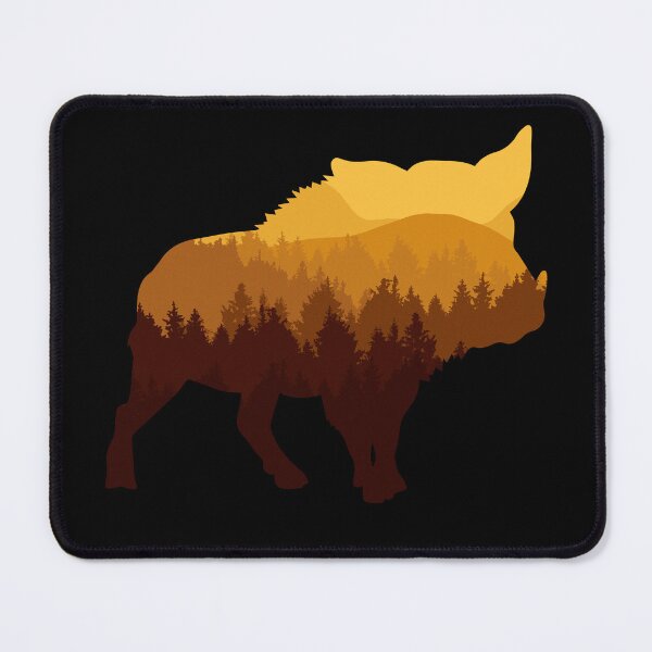 Item preview, Calling the hogs Wildlife Nature Forest Sunset designed and sold by sundae-artisan.