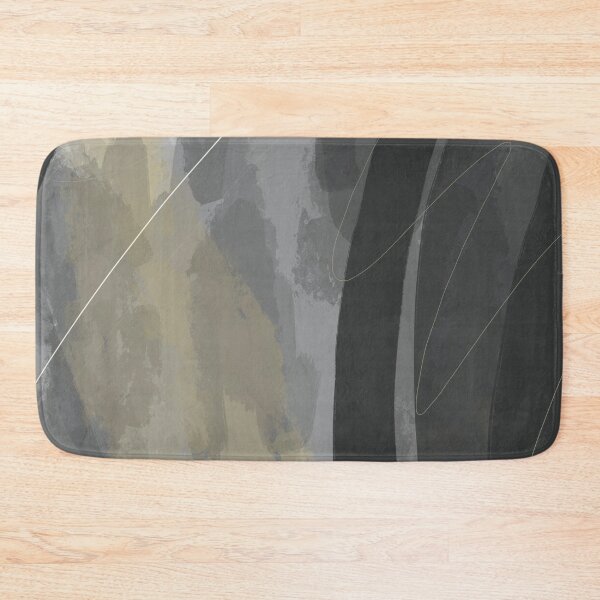 Item preview, Digital Abstract Painting Silver Grey Gold White designed and sold by lineartdesigns.