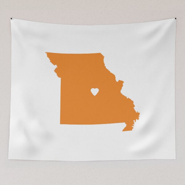 Item preview, Missouri Love in Orange designed and sold by Maren Misner.