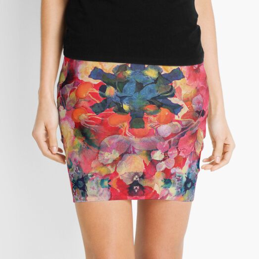 Heaven, pattern design Mini Skirt