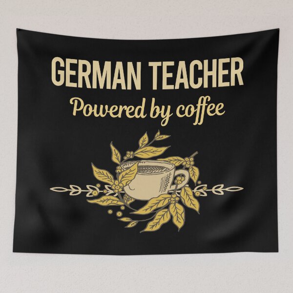 Item preview, Powered By Coffee German Teacher designed and sold by toniabrendaom.