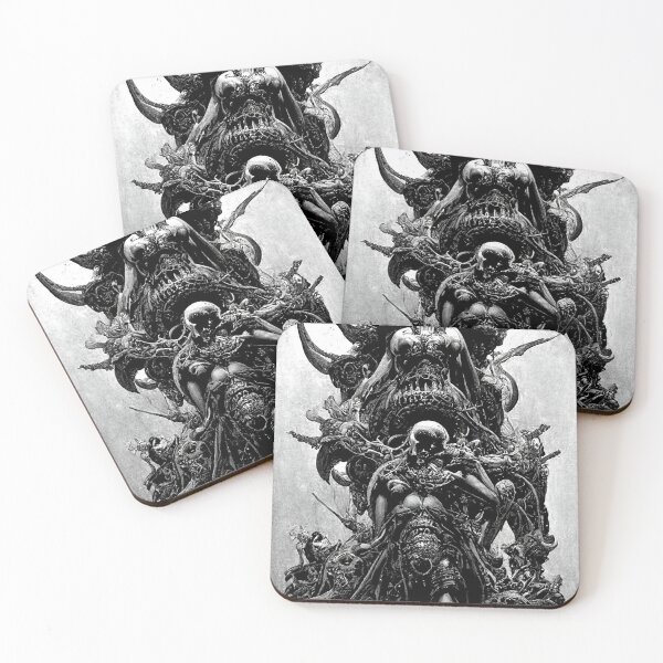 Item preview, Illustrated Goddess of  Magic and the Samurai of Fire and Insects designed and sold by esotericorigins.