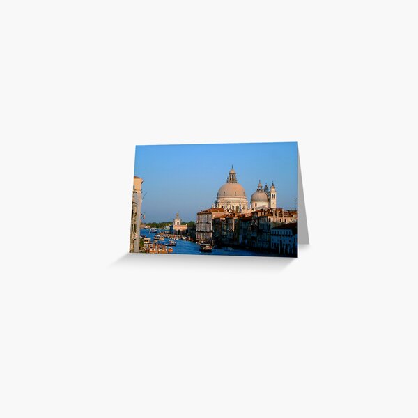 Santa Maria della Salute and the Grand Canal Greeting Card