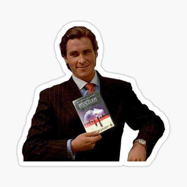 Vista previa del artículo con la obra «American Psycho Patrick Bateman Neon Genesis Evangelion», diseñado y vendido por marmi0.