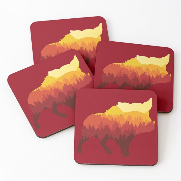 Item preview, Calling the hogs Wildlife Nature Forest Sunset designed and sold by sundae-artisan.