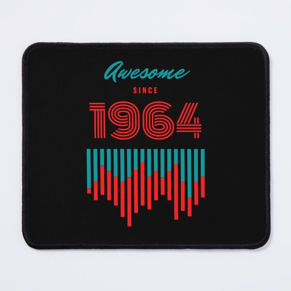 Item preview, Awesome since 1964 ,58th birthday graphic design designed and sold by Tshepomuza.
