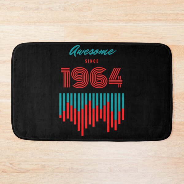 Item preview, Awesome since 1964 ,58th birthday graphic design designed and sold by Tshepomuza.
