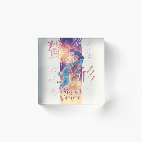 A Silent Voice - Koe no Katachi poster Acrylic Block