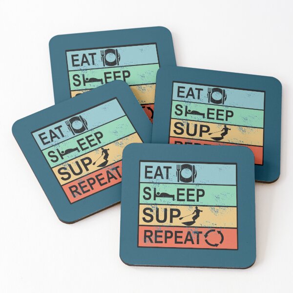 Item preview, Eat. Sleep. SUP. Repeat - Stand Up Paddle Water Sports   designed and sold by ACboardd.