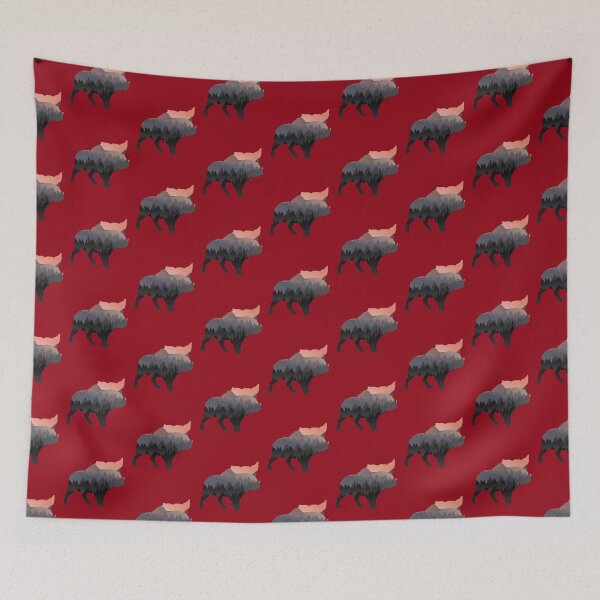 Item preview, Calling the hogs Wildlife Nature Forest Sunset designed and sold by sundae-artisan.