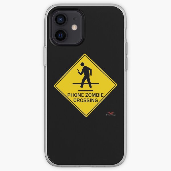 Phone Zombie Crosswalk Sign iPhone Soft Case