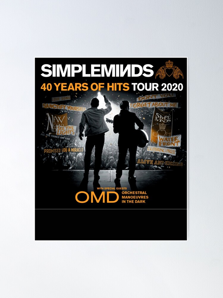 Disover simple live tour 2020 minds 40 years siodok  Poster