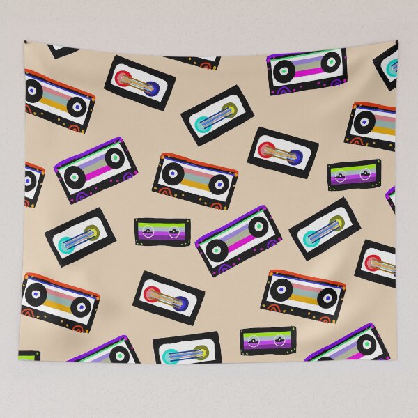 Item preview, Retro Rainbow Cassette Tapes #1 #wall #art designed and sold by Anita's & Bella's Art.