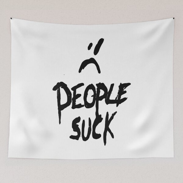 Item preview, People Classic Suck Logo A Cure For Vintage Style Art designed and sold by TimothyfridArts.