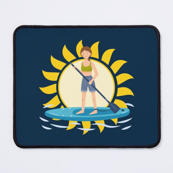 Item preview, Paddle boarding girl with a big Sun designed and sold by ACboardd.
