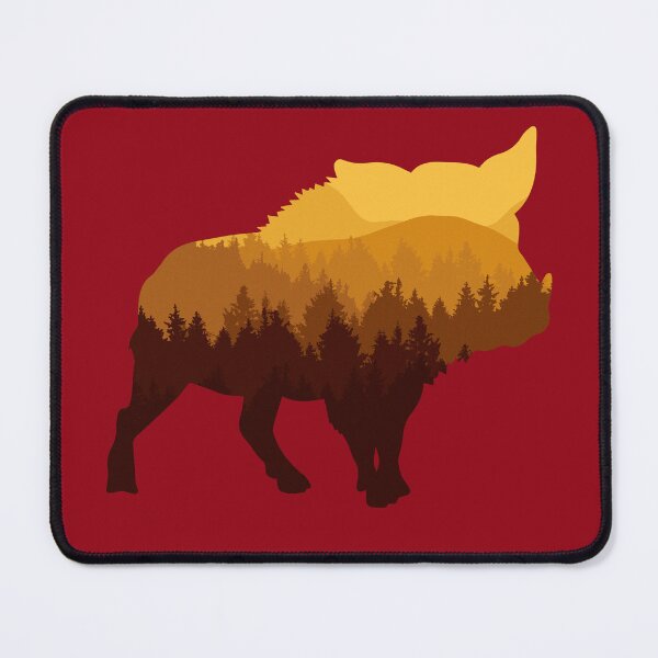 Item preview, Calling the hogs Wildlife Nature Forest Sunset designed and sold by sundae-artisan.