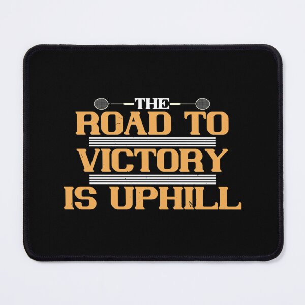 Item preview, The Road To Victory Is Uphill Badminton Lover Classic T-Shirt designed and sold by opheimbyrneh.