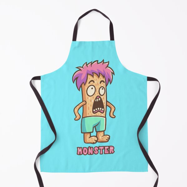 Item preview, Orange Monster with Pink Hair Text designed and sold by Goba Bali Studio.