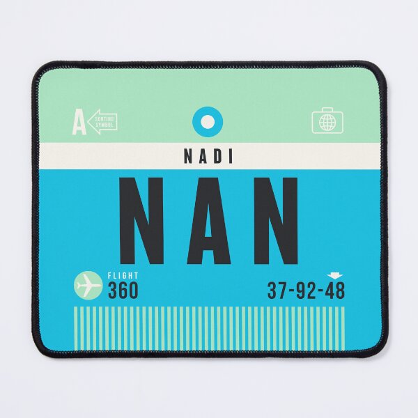 Item preview, Luggage Tag A - NAN Nadi Fiji designed and sold by VoodooCircus.
