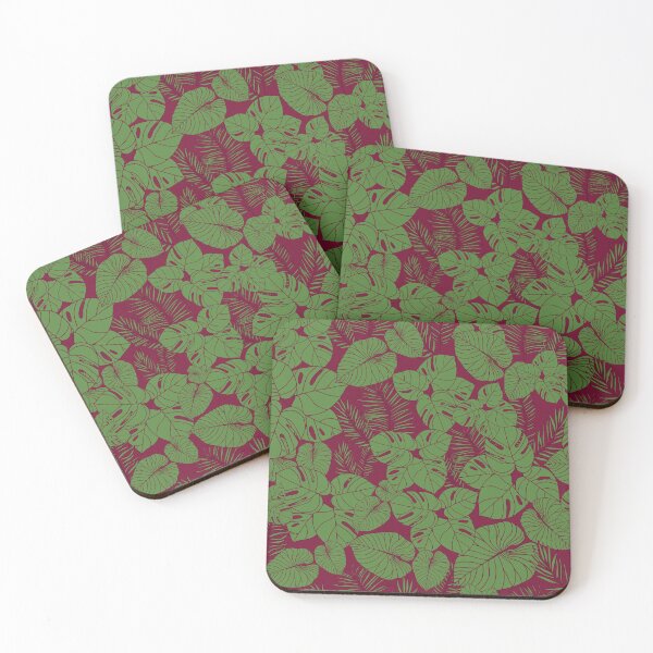 Item preview, Exotic Tropical leaves seamless (viii) designed and sold by Reshma Rajagopal.