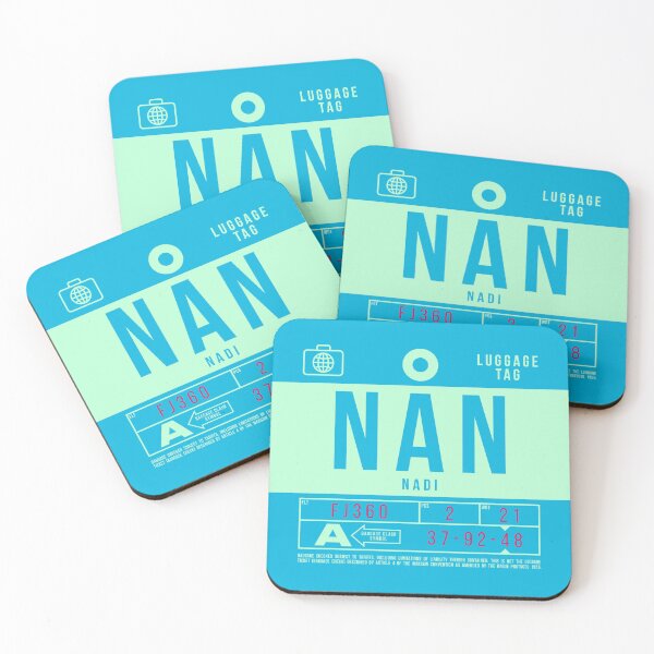 Item preview, Luggage Tag B - NAN Nadi Fiji designed and sold by VoodooCircus.